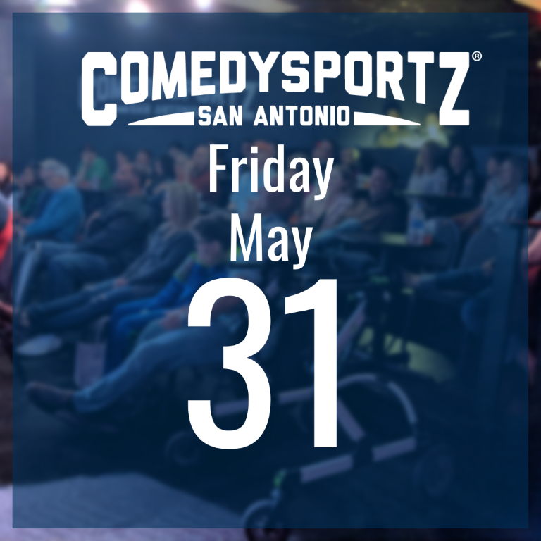 7:30 PM Friday May 31st - ComedySportz Main Event