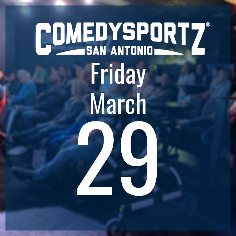 7:30 PM Friday March 29th - ComedySportz Main Event