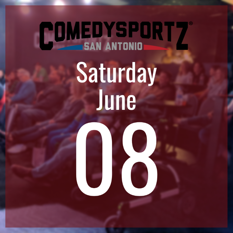 7:30 PM Saturday June 8th - ComedySportz Main Event