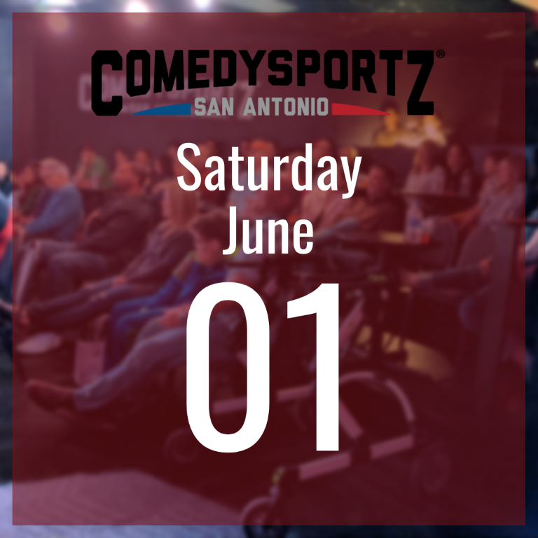 7:30 PM Saturday June 1st - ComedySportz Main Event