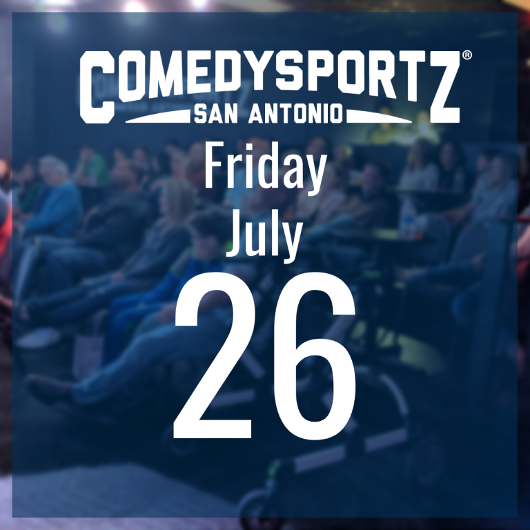 7:30 PM Friday July 26th - ComedySportz Main Event