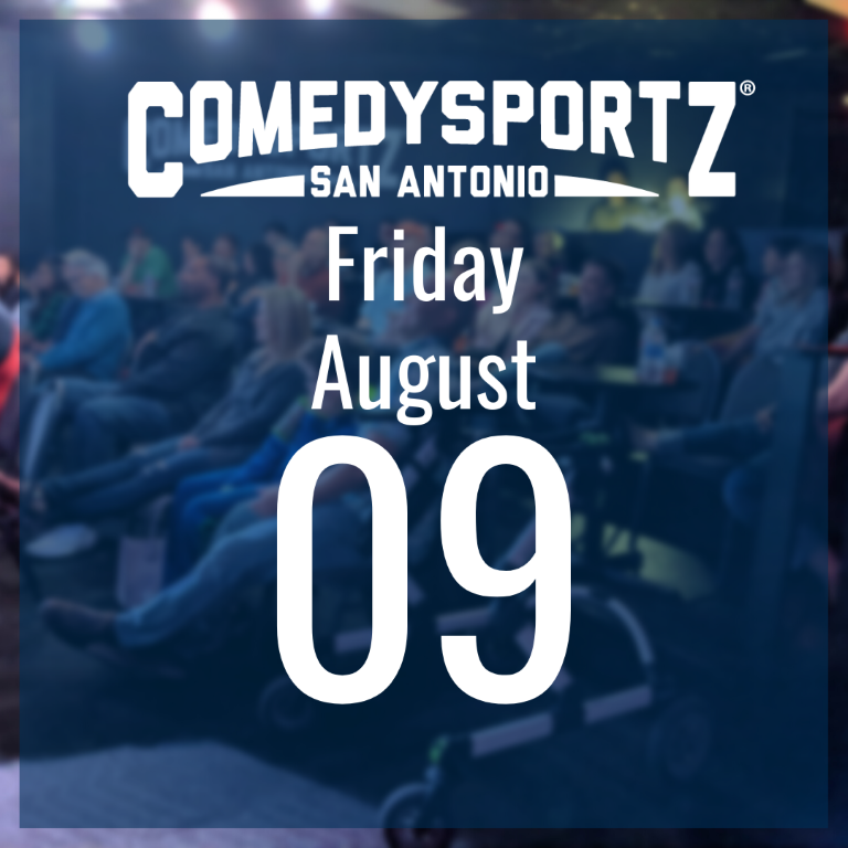 7:30 PM Friday August 9th - ComedySportz Main Event