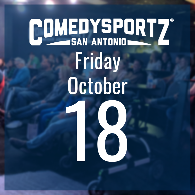 7:30 PM Friday October 18th - ComedySportz Main Event