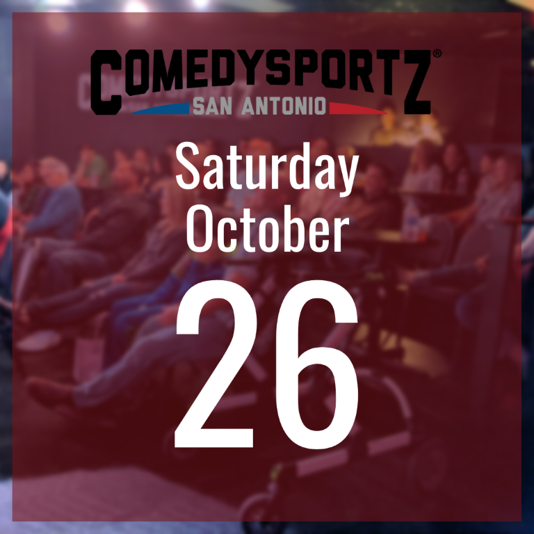 7:30 PM Saturday October 26th - ComedySportz Main Event