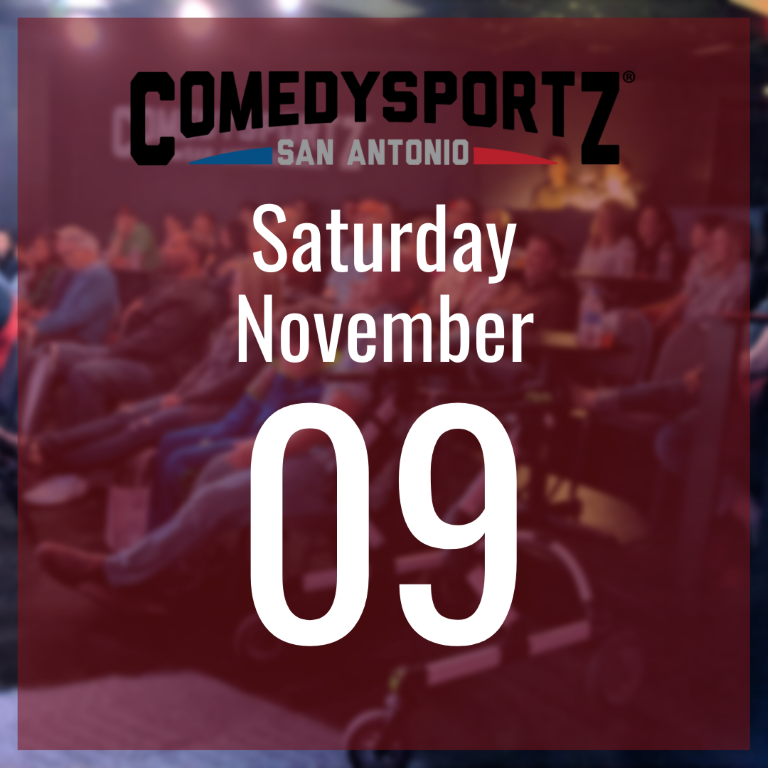 7:30 PM Saturday November 9th - ComedySportz Main Event