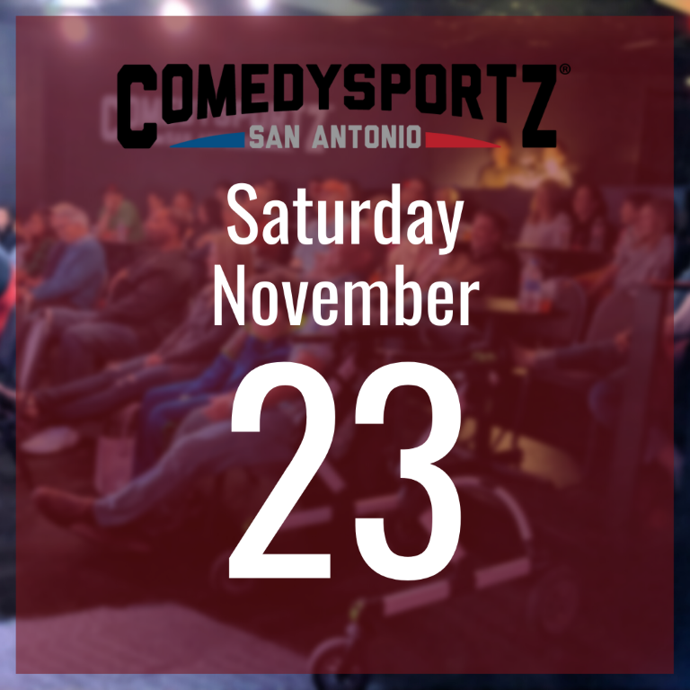 7:30 PM Saturday November 23rd - ComedySportz Main Event