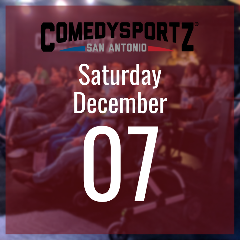 7:30 PM Saturday December 7th - ComedySportz Main Event