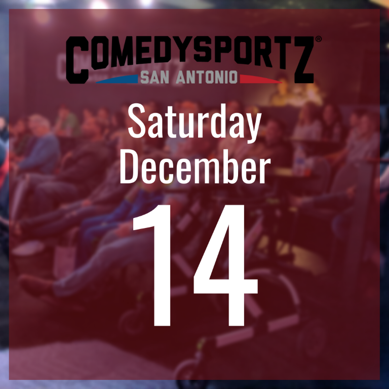 7:30 PM Saturday December 14th - ComedySportz Main Event