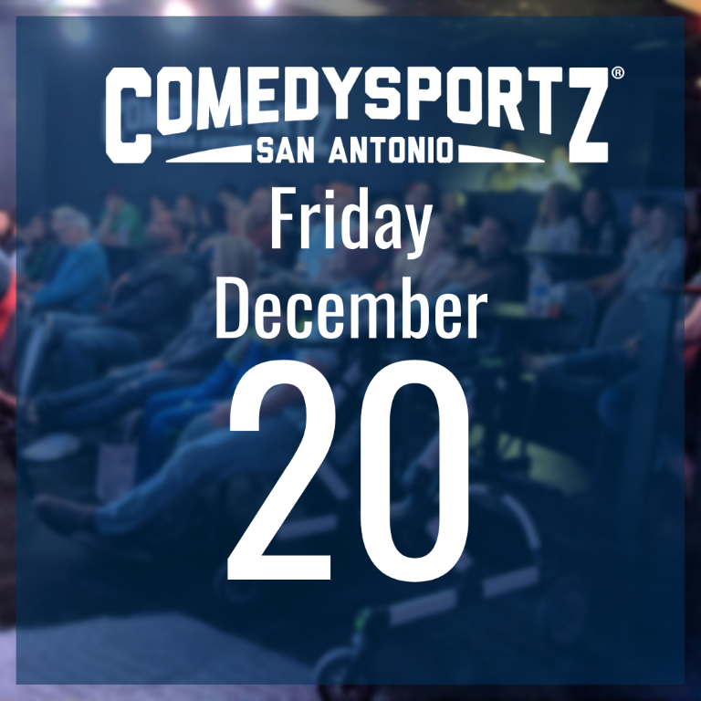 7:30 PM Friday December 20th - ComedySportz Main Event