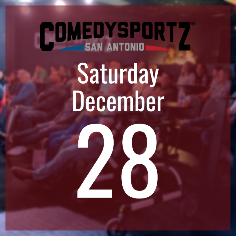 7:30 PM Saturday December 28th - ComedySportz Main Event