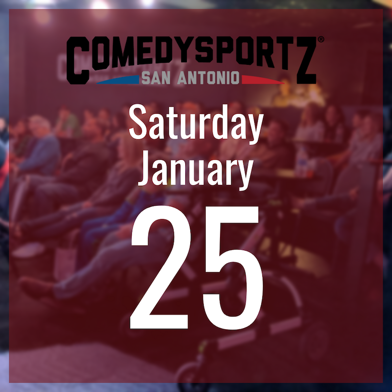 7:30 PM Saturday January 25th - ComedySportz Main Event