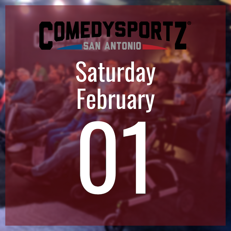 7:30 PM Saturday February 1st - ComedySportz Main Event