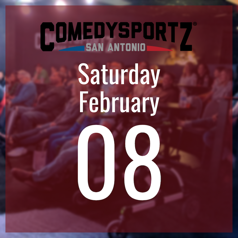 7:30 PM Saturday February 8th - ComedySportz Main Event