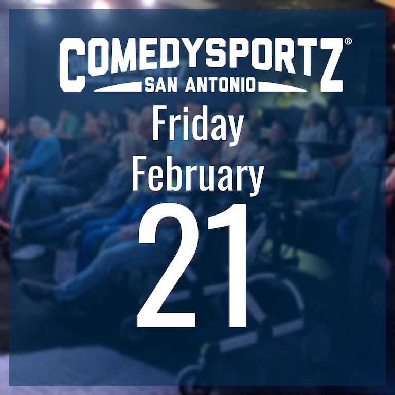 7:30 PM Friday February 21st - ComedySportz Main Event