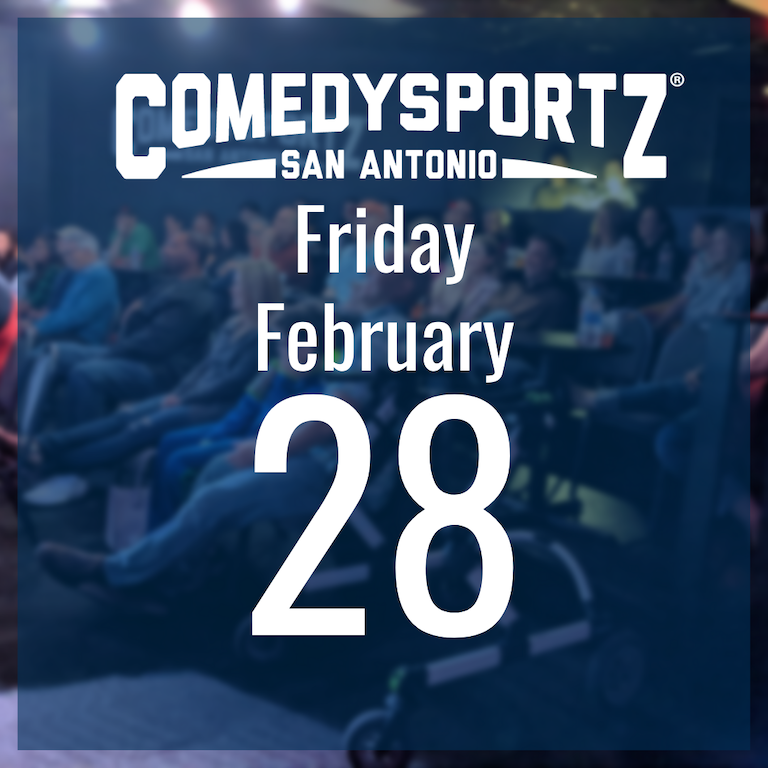 7:30 PM Friday February 28th - ComedySportz Main Event