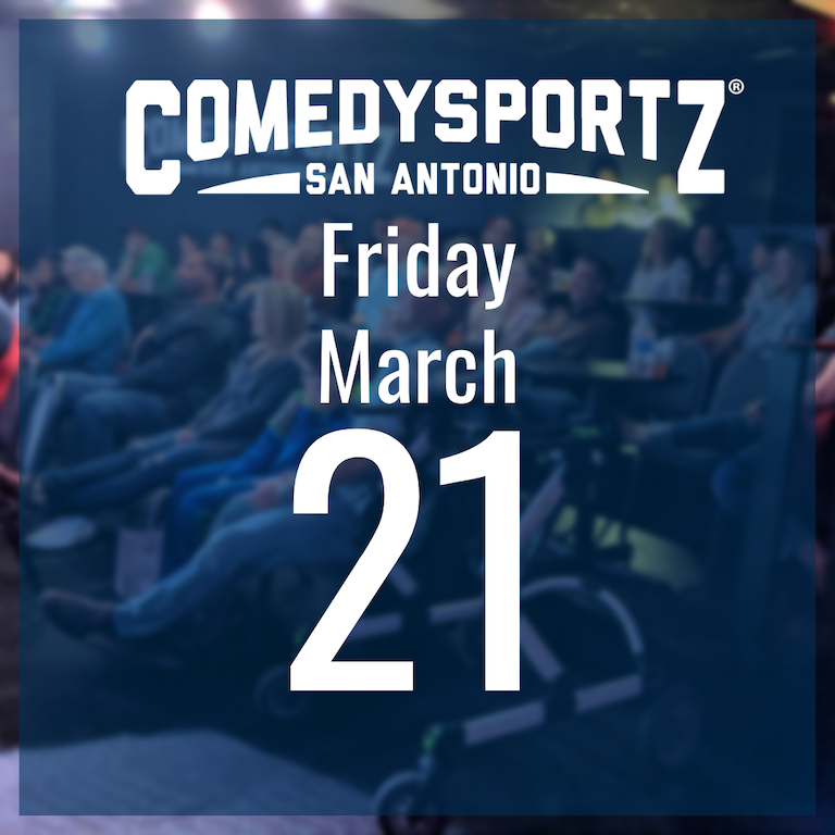 7:30 PM Friday March 21st - ComedySportz Main Event