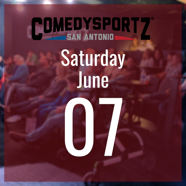 7:30 PM Saturday June 7th - ComedySportz Main Event