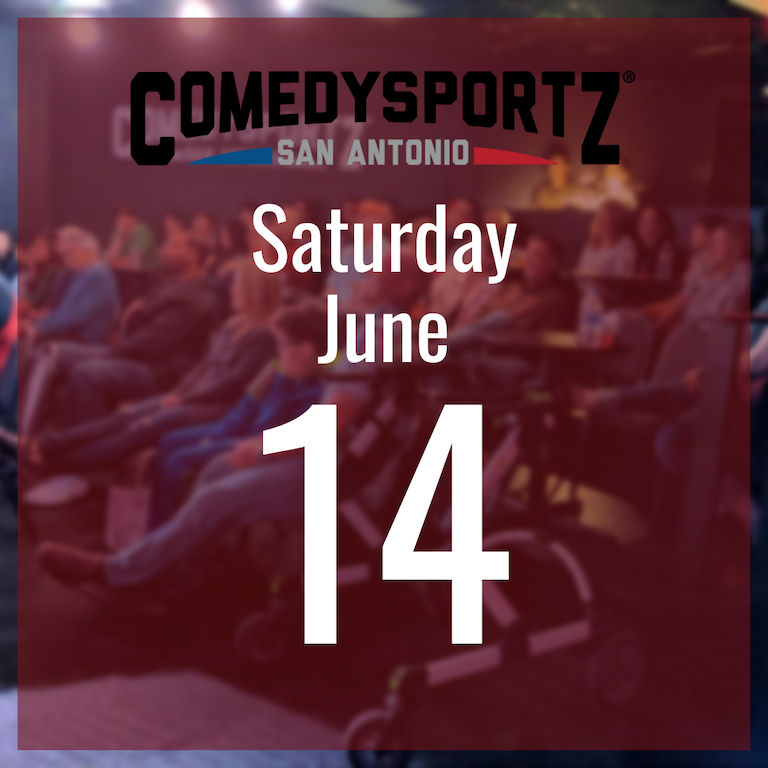 7:30 PM Saturday June 14th - ComedySportz Main Event