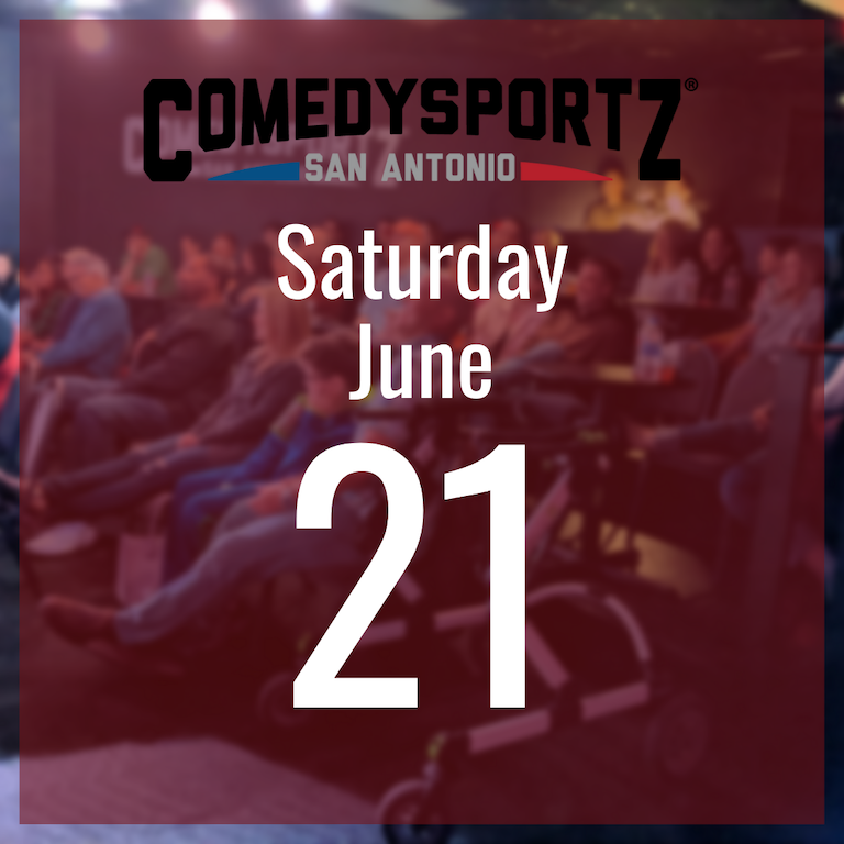7:30 PM Saturday June 21st - ComedySportz Main Event