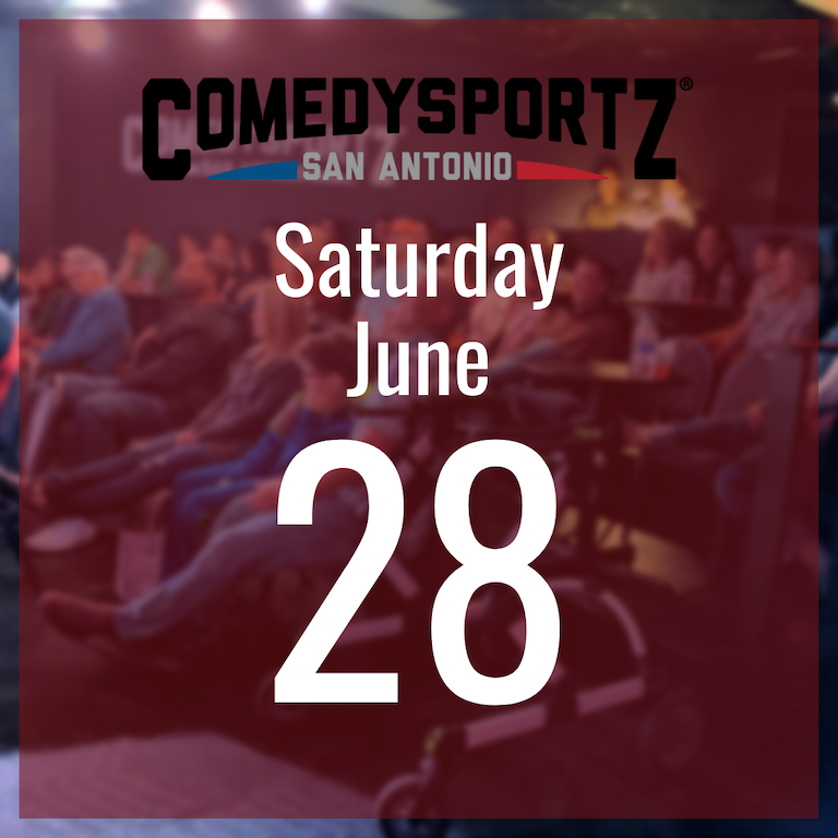 7:30 PM Saturday June 28th - ComedySportz Main Event