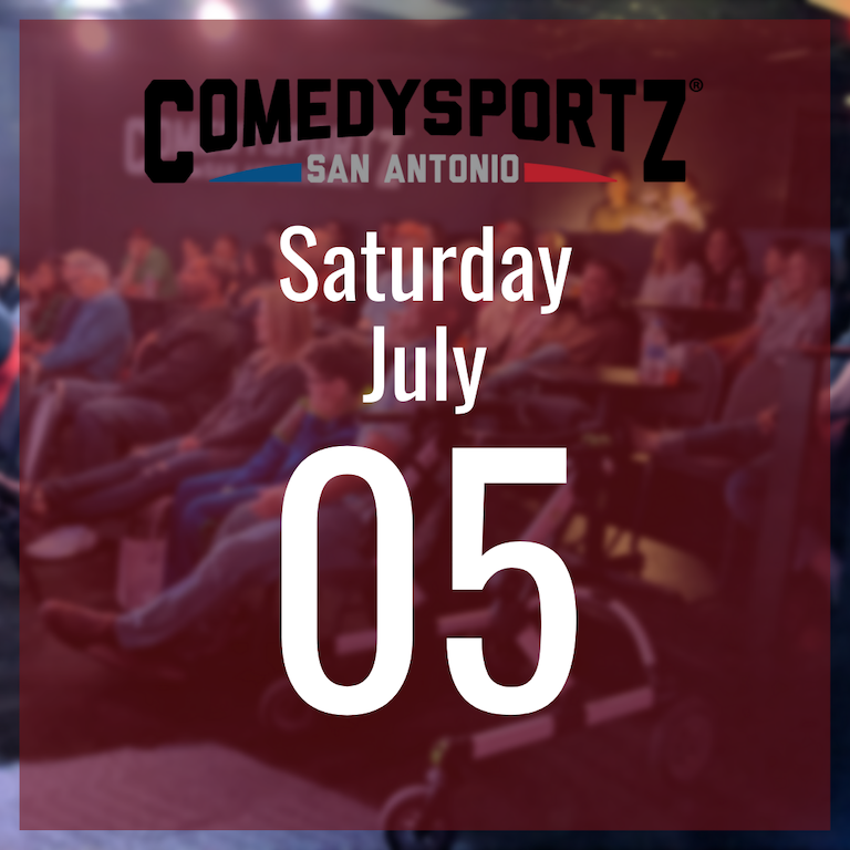7:30 PM Saturday July 5th - ComedySportz Main Event