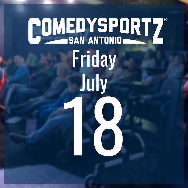 7:30 PM Friday July 18th - ComedySportz Main Event