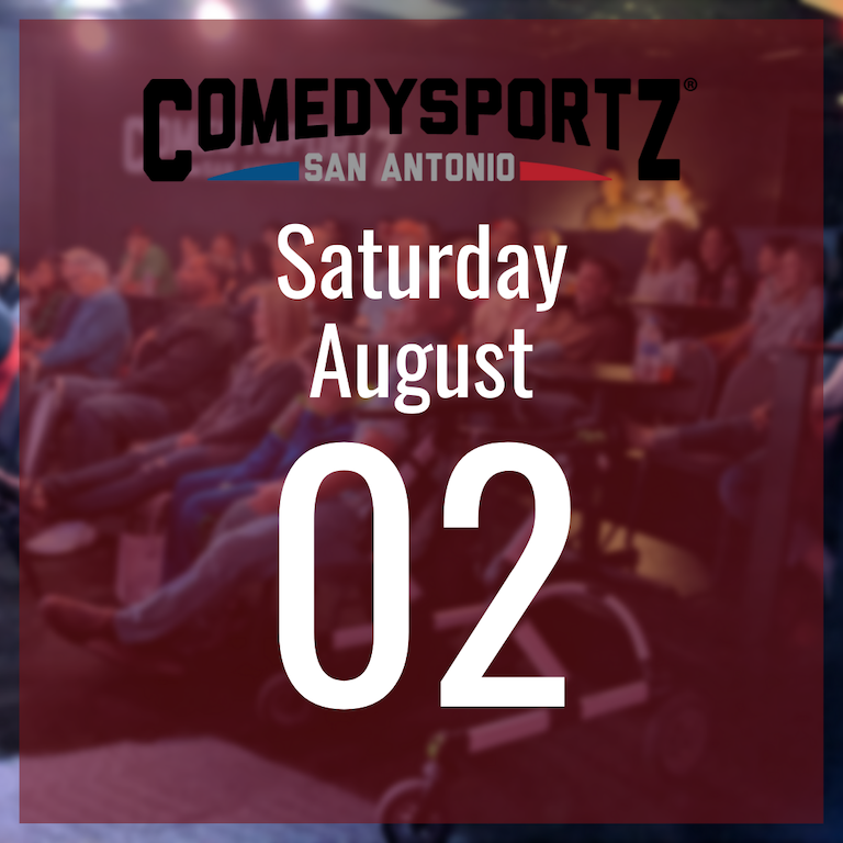7:30 PM Saturday August 2nd - ComedySportz Main Event