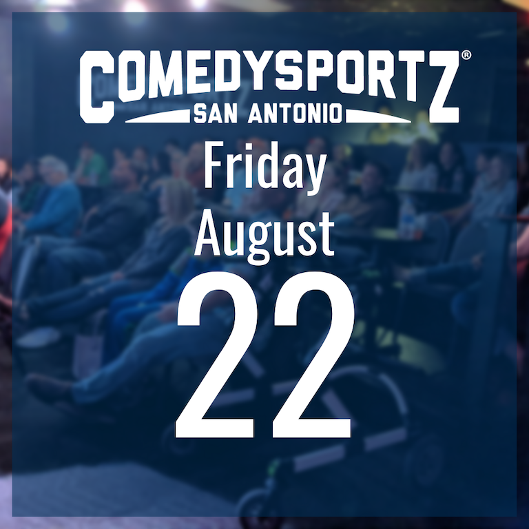 7:30 PM Friday August 22nd - ComedySportz Main Event