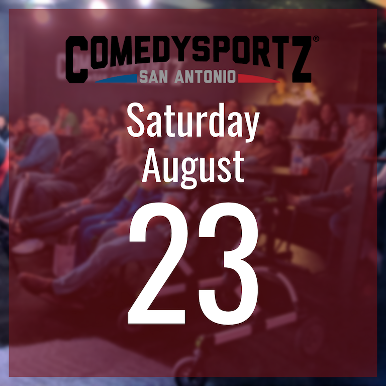 7:30 PM Saturday August 23rd - ComedySportz Main Event