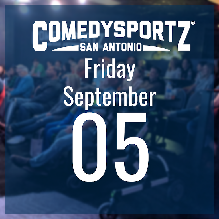 7:30 PM Friday September 5th - ComedySportz Main Event
