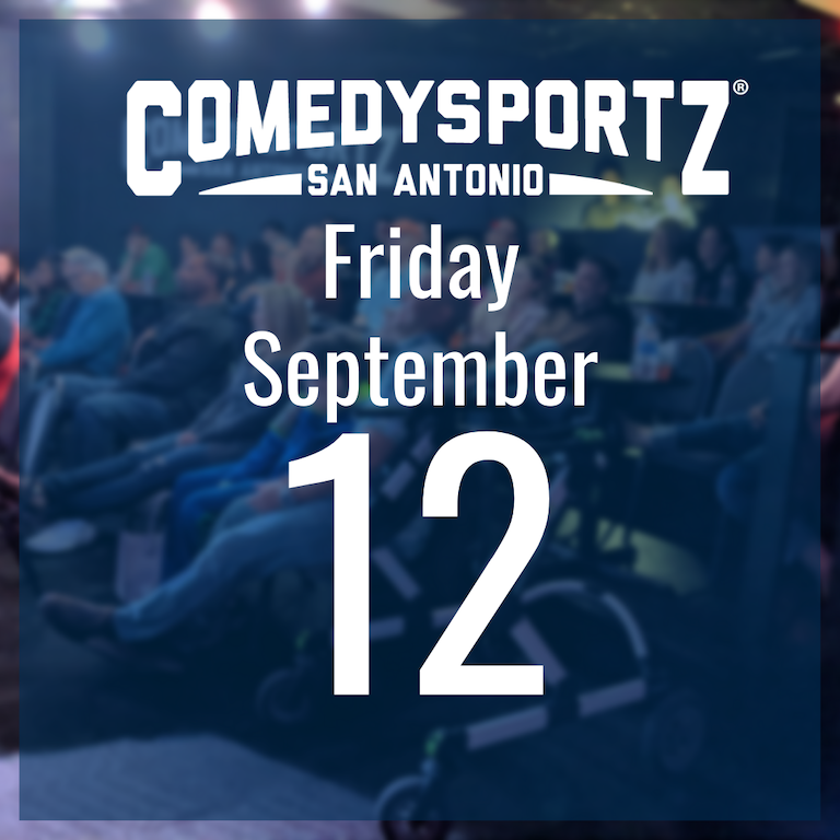 7:30 PM Friday September 12th - ComedySportz Main Event