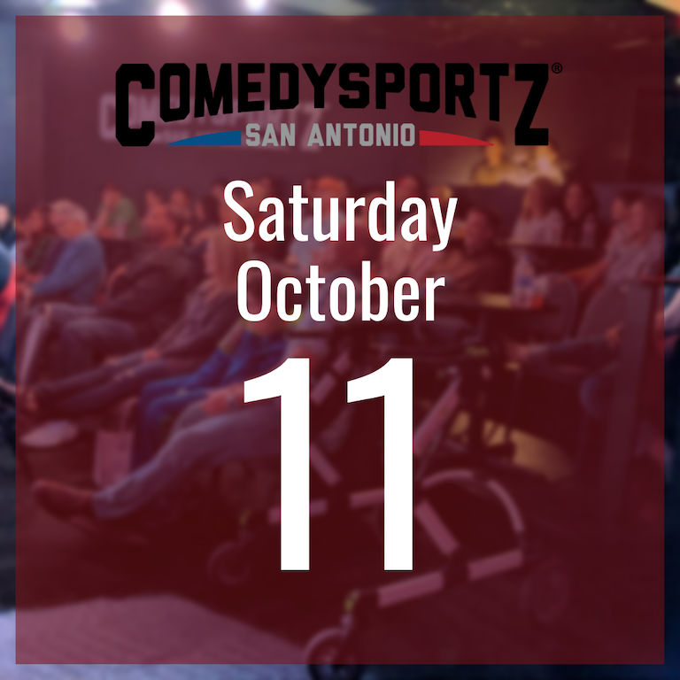 7:30 PM Saturday October 11th - ComedySportz Main Event