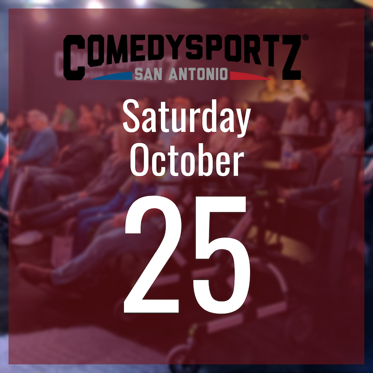 7:30 PM Saturday October 25th - ComedySportz Main Event