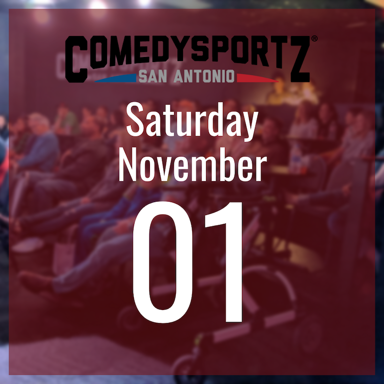 7:30 PM Saturday November 1st - ComedySportz Main Event
