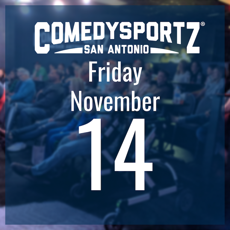 7:30 PM Friday November 14th - ComedySportz Main Event