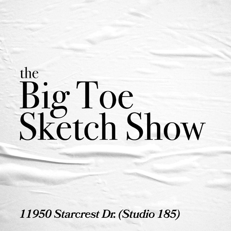 New! From the creators of Monsternomicon, it's the Big Toe Sketch Show!
The Monsternomicon crew and friends present this monthly sketch show every 1st Friday. This show is intended for audiences 18 and over.