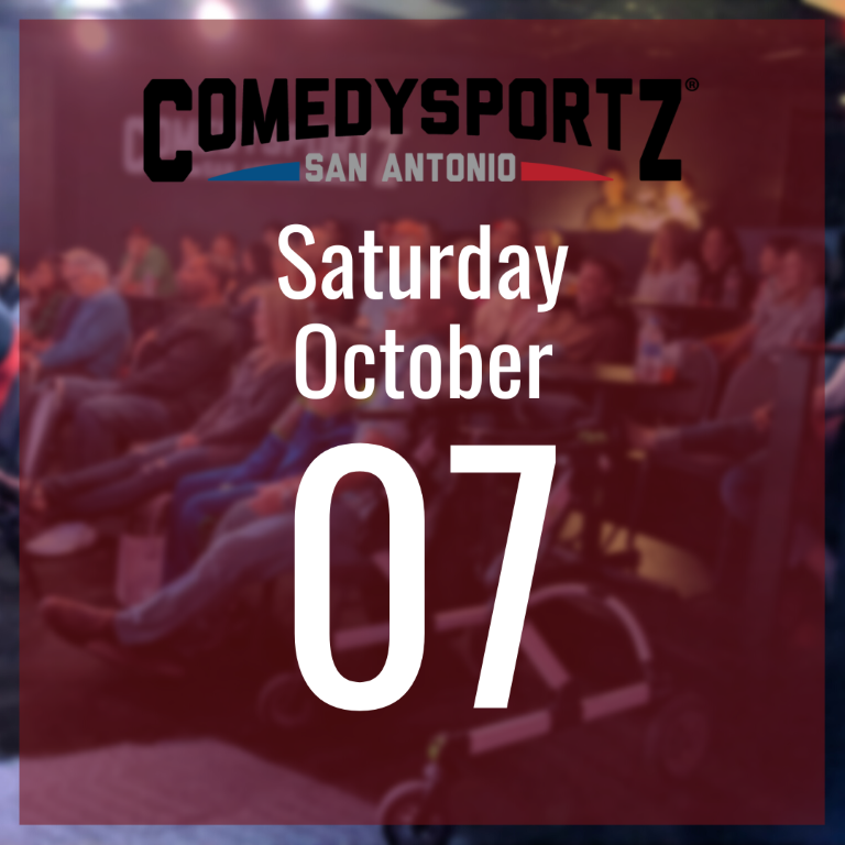 7:30 PM Saturday October 7th - ComedySportz Main Event
