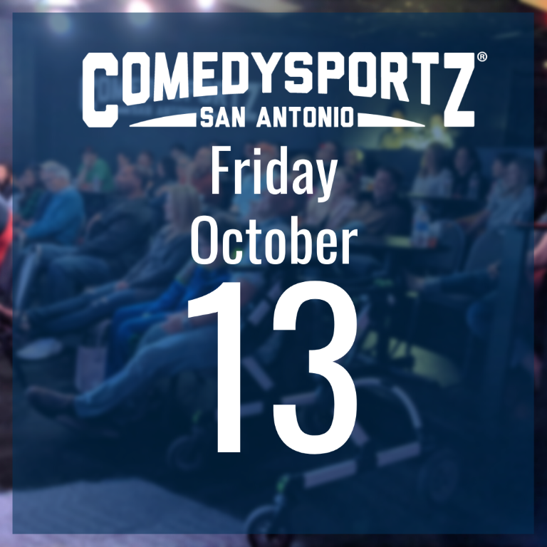 7:30 PM Friday October 13th - ComedySportz Main Event