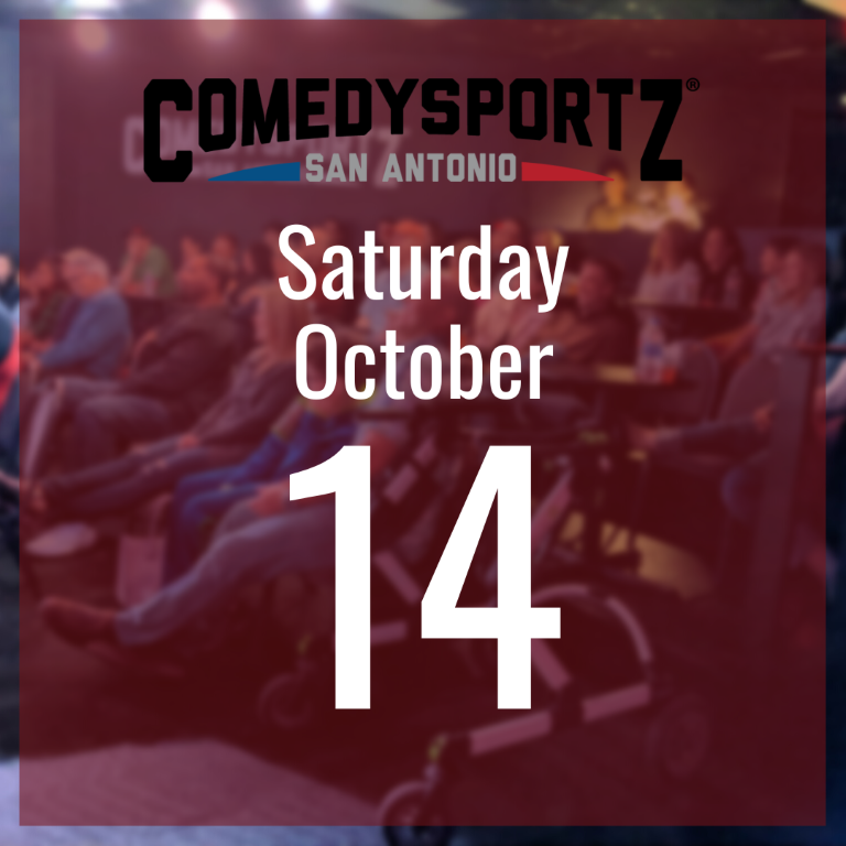 7:30 PM Saturday October 14th - ComedySportz Main Event