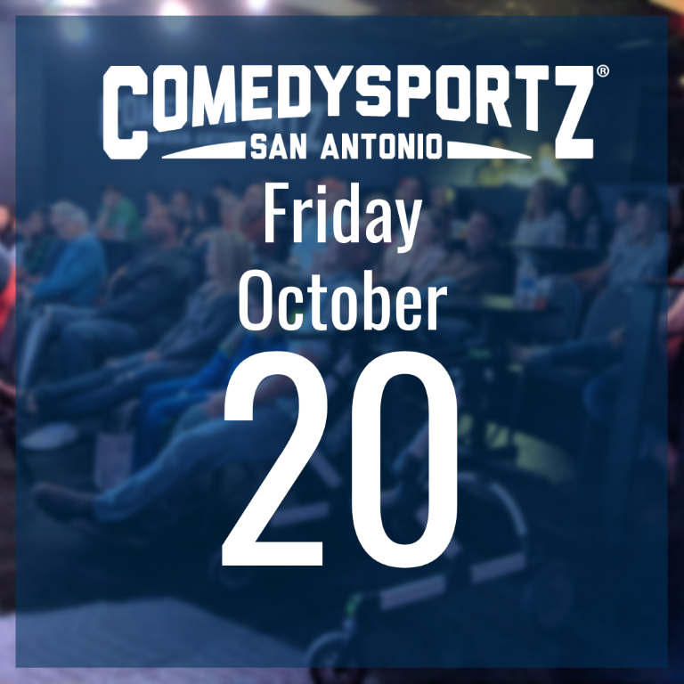 7:30 PM Friday October 20th - ComedySportz Main Event