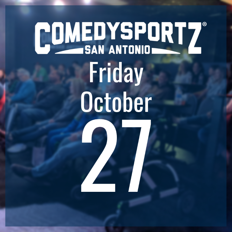 7:30 PM Friday October 27th - ComedySportz Main Event