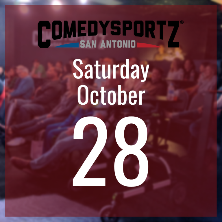 7:30 PM Saturday October 28th - ComedySportz Main Event