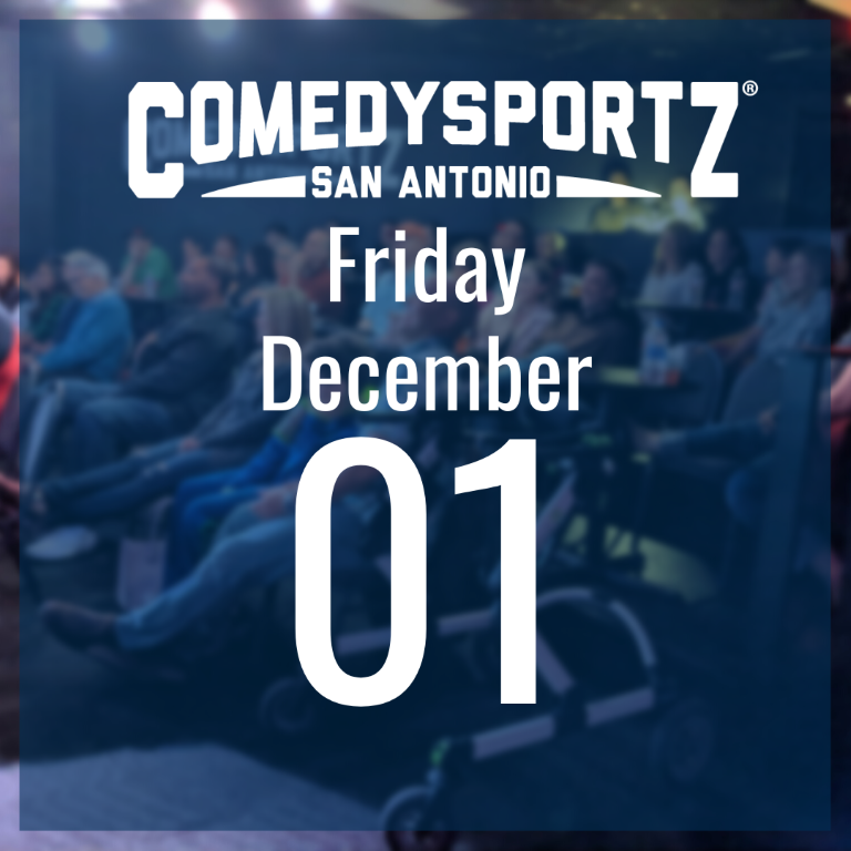 7:30 PM Friday December 1st - ComedySportz Main Event