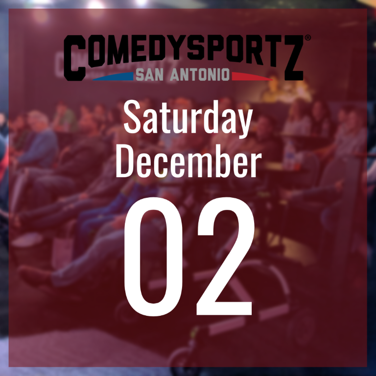 7:30 PM Saturday December 2nd - ComedySportz Main Event