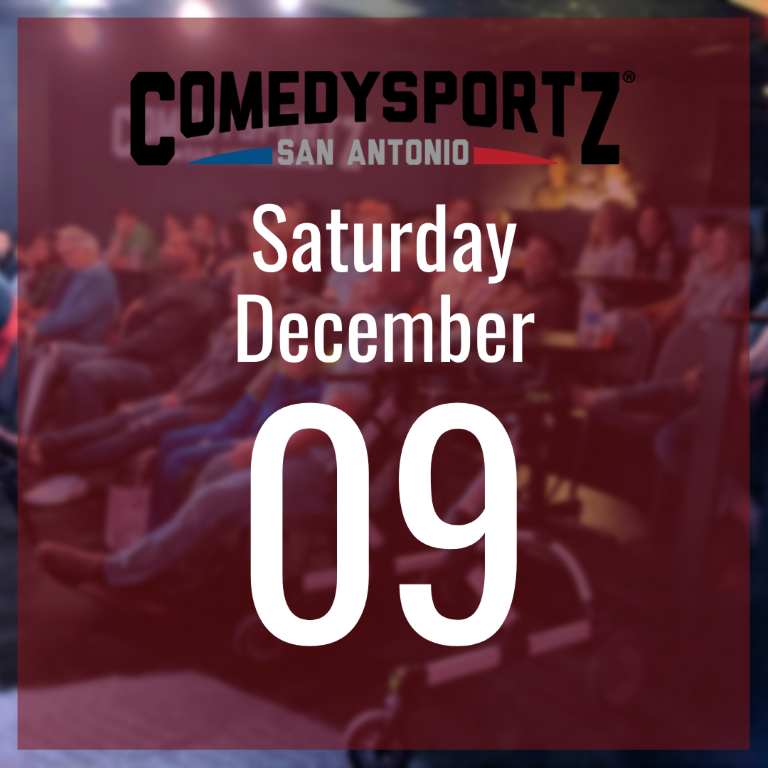 7:30 PM Saturday December 9th - ComedySportz Main Event